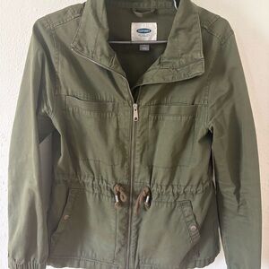 Old Navy Olive Utility Jacket for Women